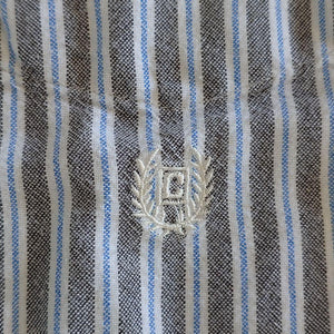 古着　CHAPS チャップス　ストライプシャツ　BDシャツ XL