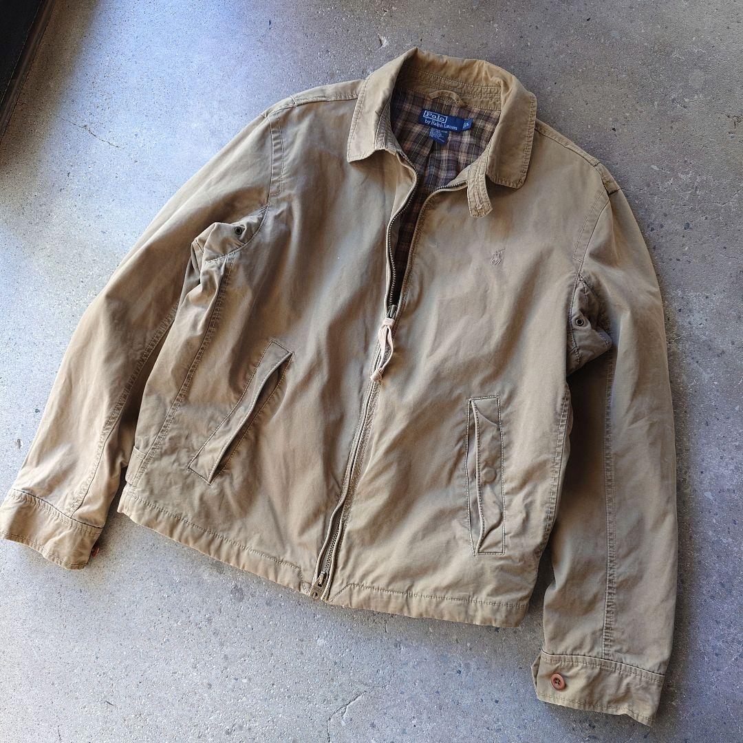 90's poloralphlauren military jacket L 90年代　　ポロラルフローレン　ミリタリーブルゾン　スイングトップ　L