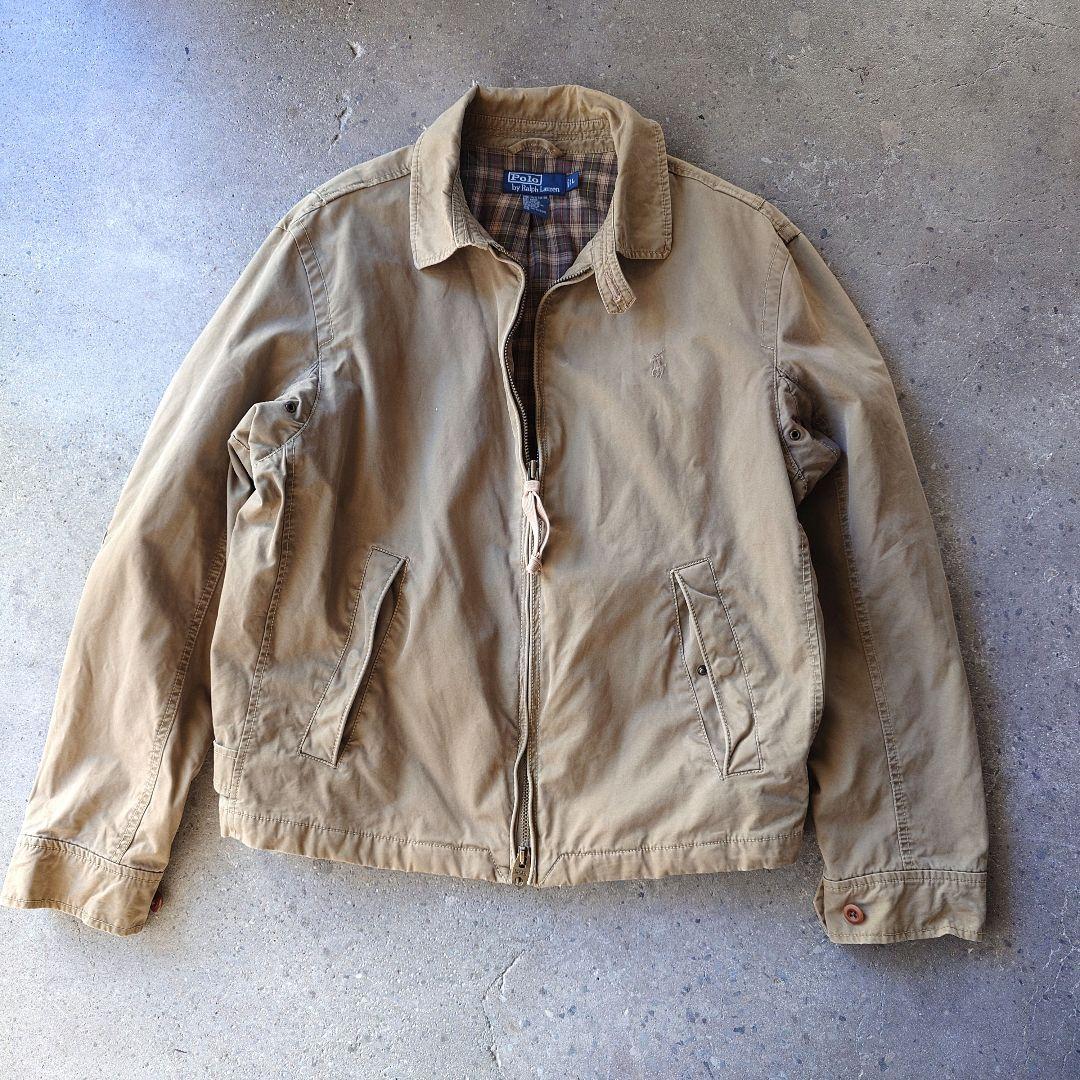90's poloralphlauren military jacket L 90年代　　ポロラルフローレン　ミリタリーブルゾン　スイングトップ　L