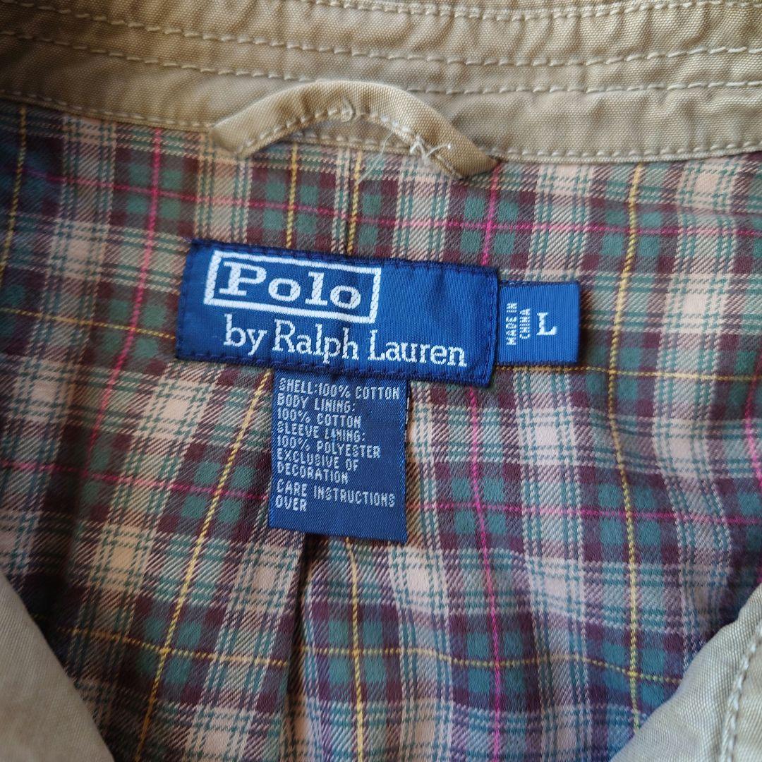 90's poloralphlauren military jacket L 90年代　　ポロラルフローレン　ミリタリーブルゾン　スイングトップ　L