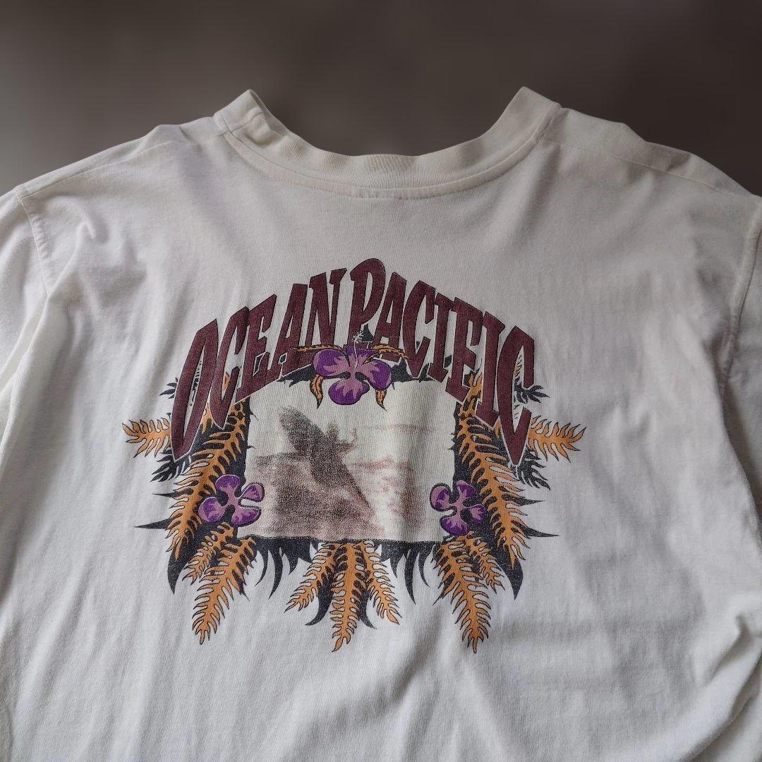 70s~80s Vintage ocean pacific surf tee