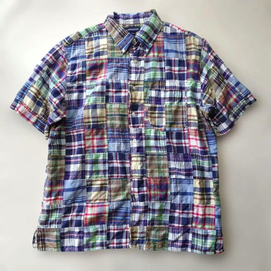 Land's END patchwork shirts M