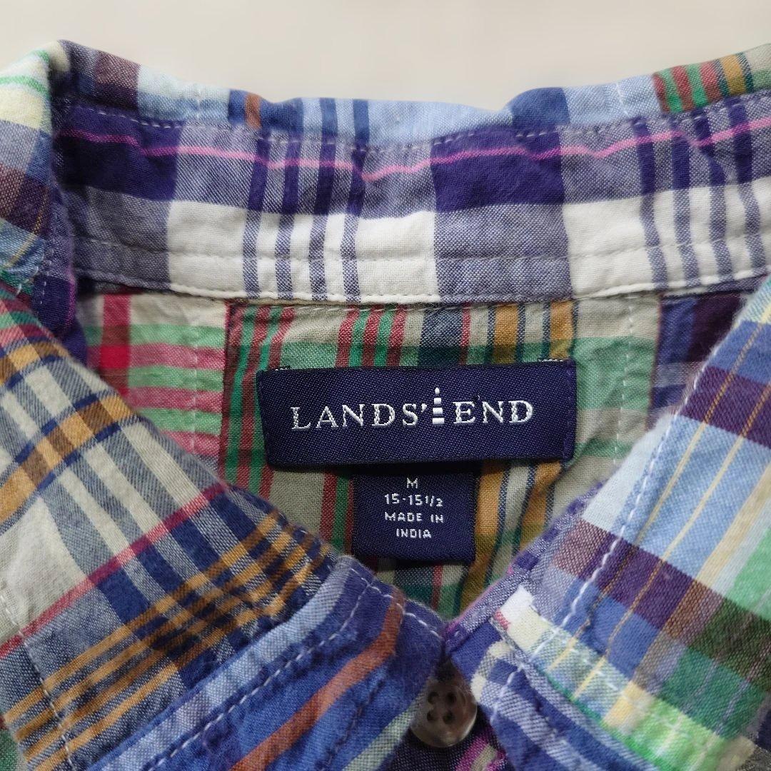 Land's END patchwork shirts M