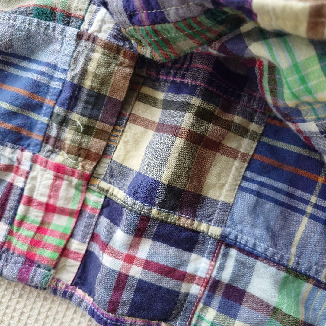 Land's END patchwork shirts M