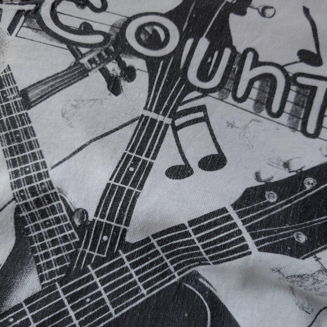 90s fruits of the loom NASHVILLE music print tee XL