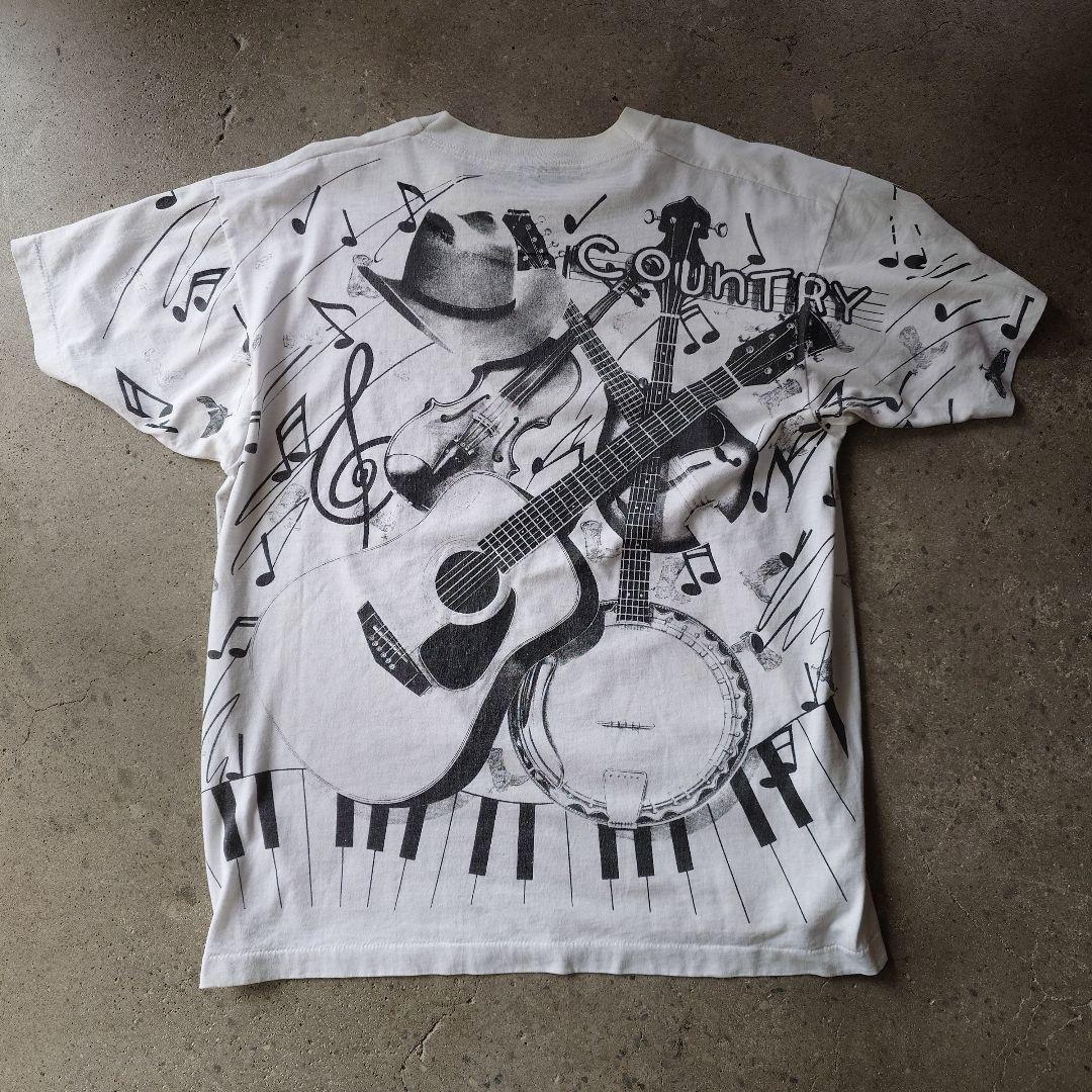 90s fruits of the loom NASHVILLE music print tee XL