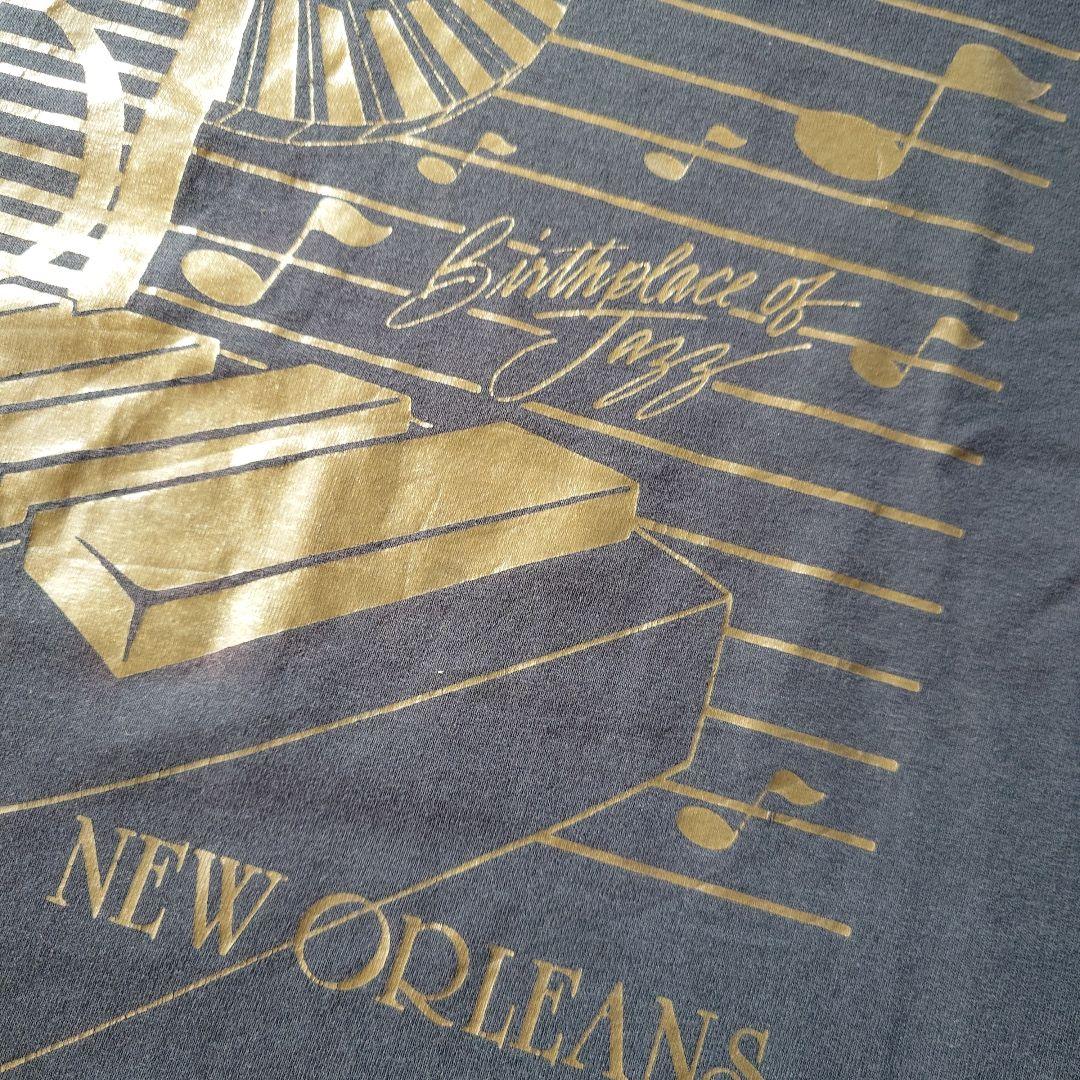 90s USA single JAZZ tee XL screenstars