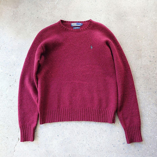 90年代　POLO RALPHLAUREN　ポロラルフローレン　ラムニット　M