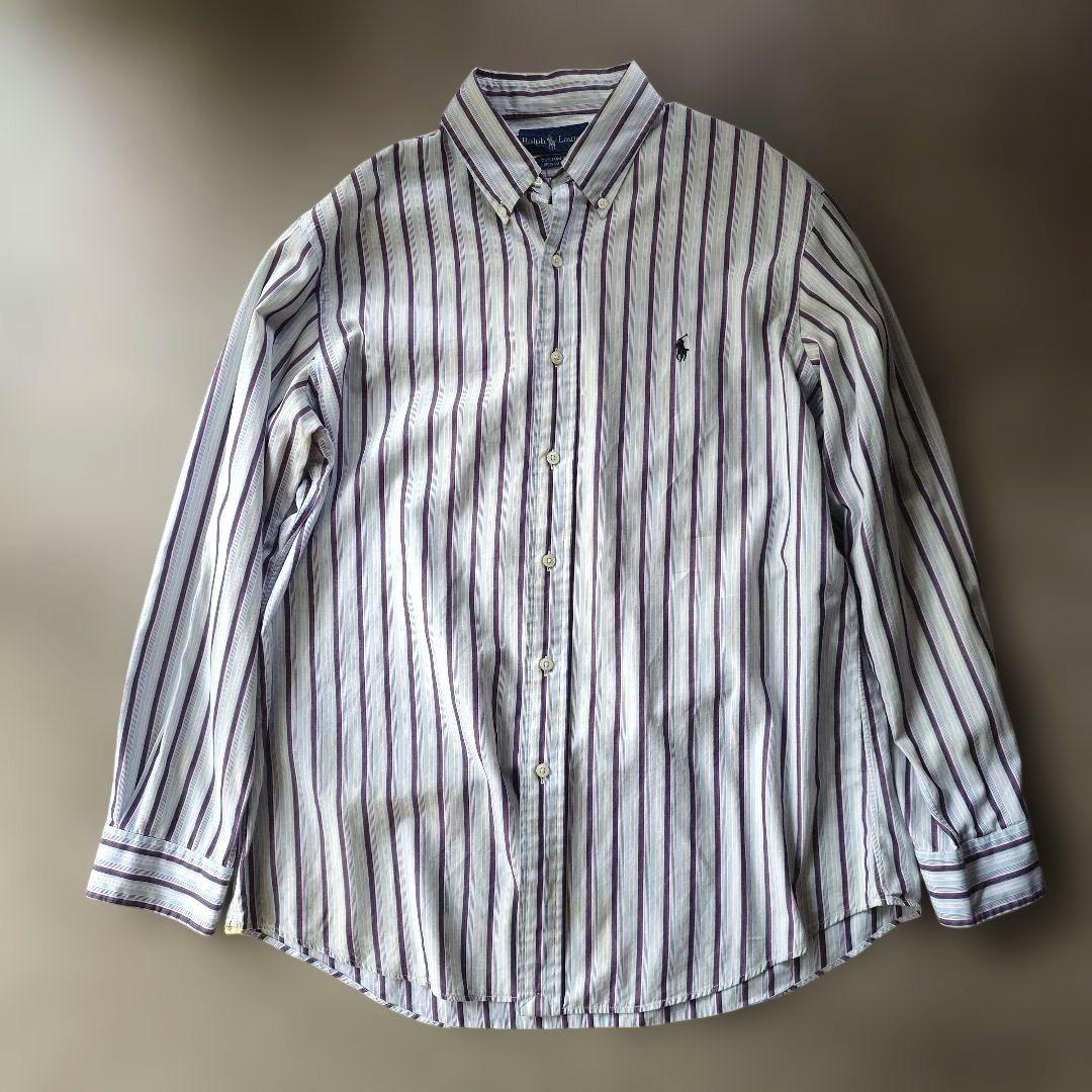 POLORALPHLAUREN muliti stripe shirts 161/2