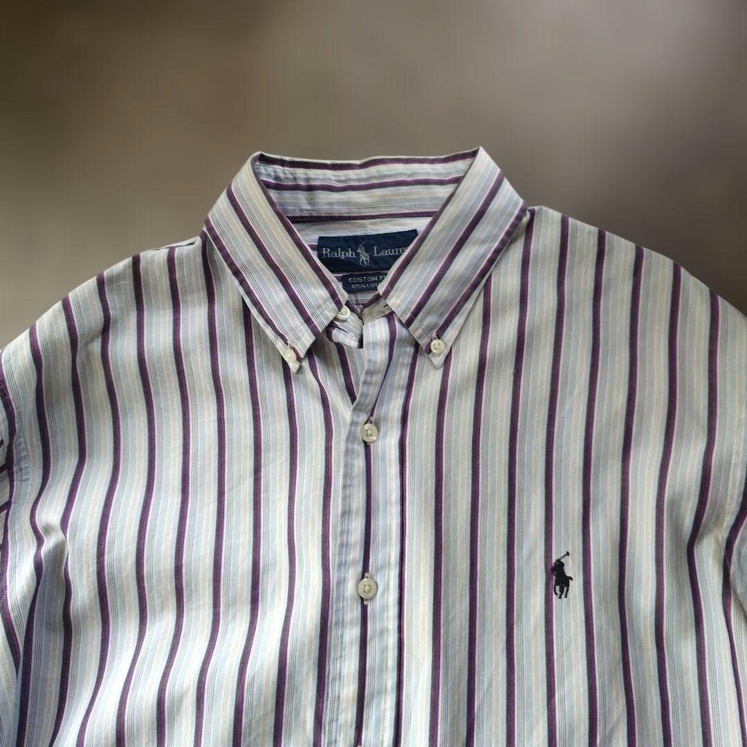 POLORALPHLAUREN muliti stripe shirts 161/2