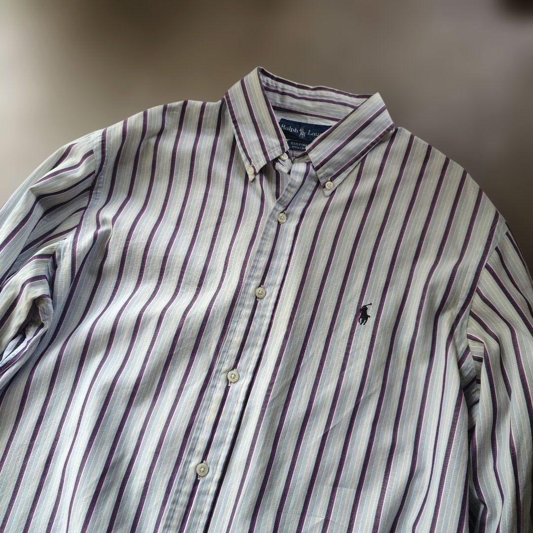 POLORALPHLAUREN muliti stripe shirts 161/2