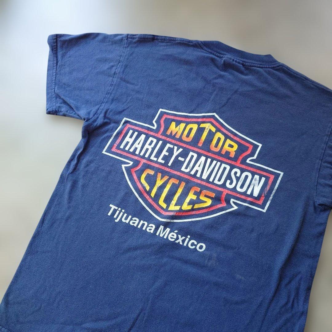 Harley davidson pocket tee logo nacy M
