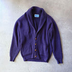 画像をギャラリービューアに読み込む, old cashmire shwall collar cardigan made in scottland カシミア　ショールカラー　カーディガン　イギリス製
