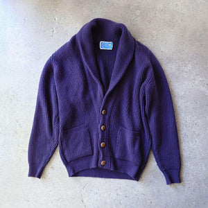 old cashmire shwall collar cardigan made in scottland カシミア　ショールカラー　カーディガン　イギリス製