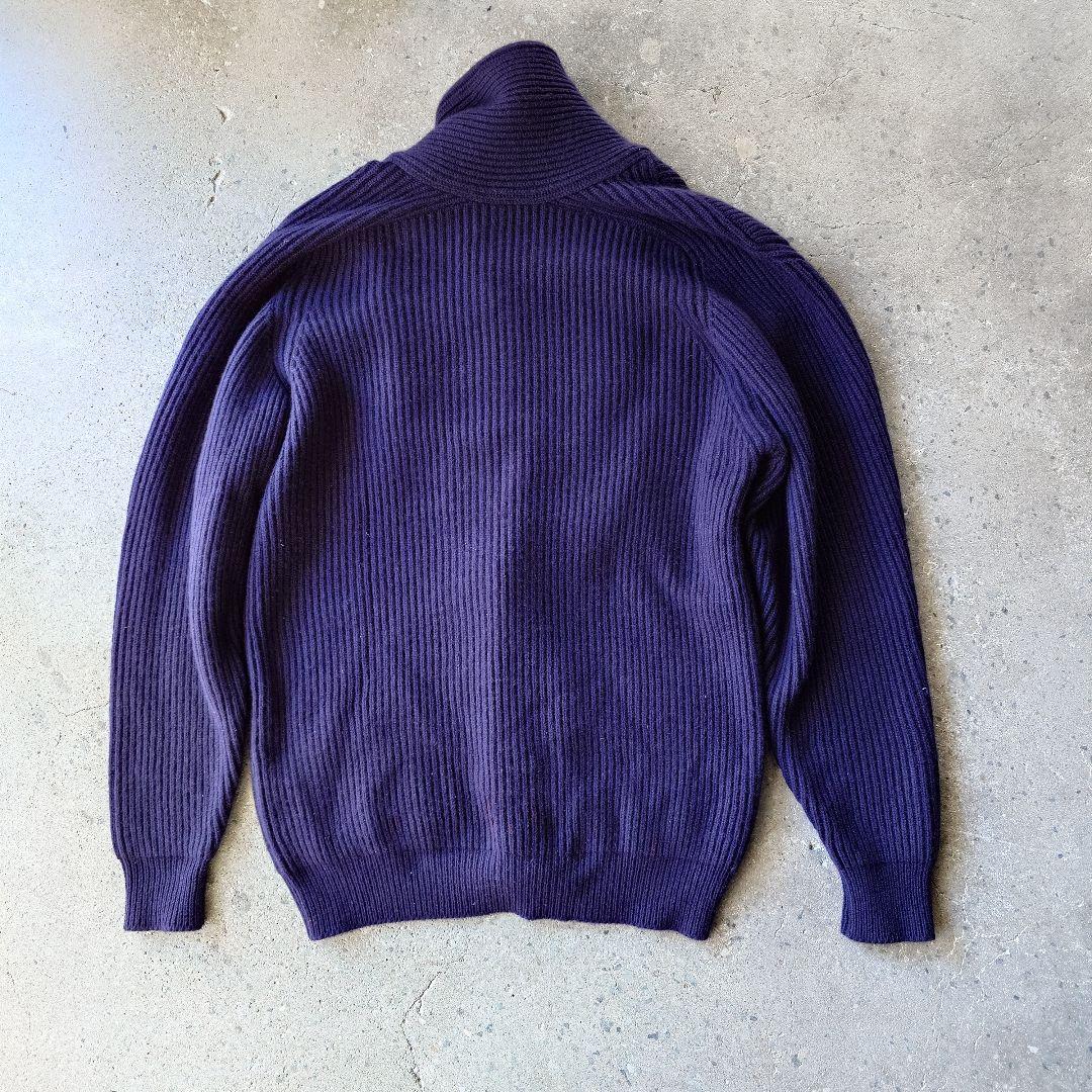 old cashmire shwall collar cardigan made in scottland カシミア　ショールカラー　カーディガン　イギリス製