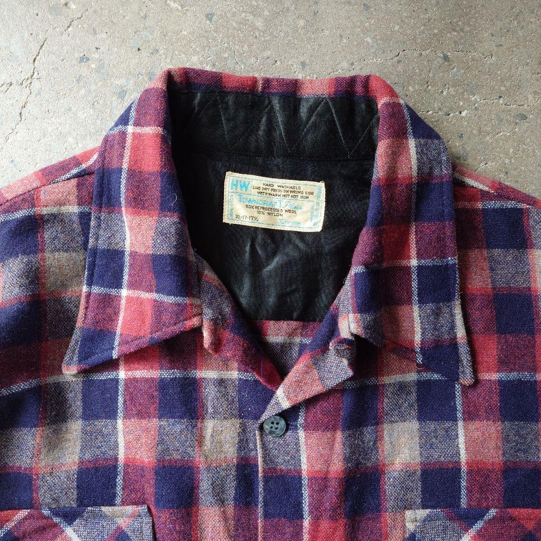60s towncraft wool boars shirts XL