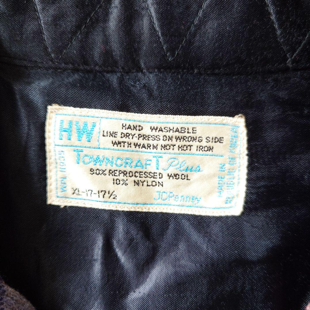 60s towncraft wool boars shirts XL