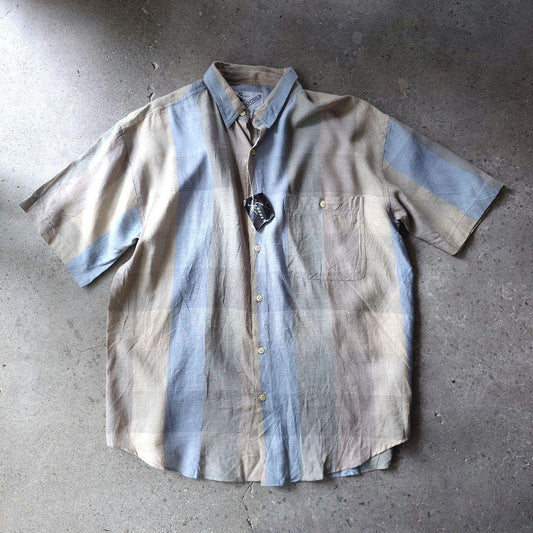 GOOUCH Deadstock ombre check shirts L