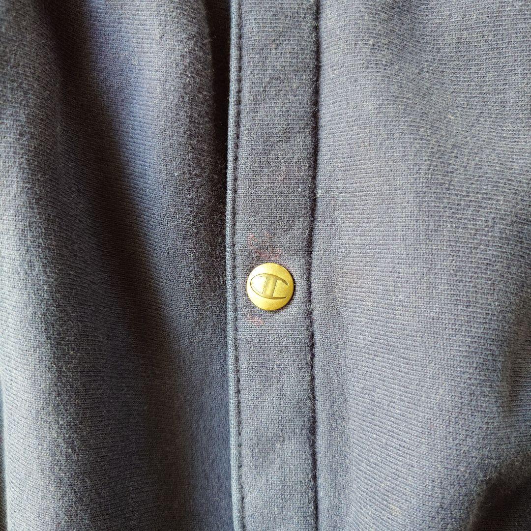 champion sweat snap cardigan reverse weave L