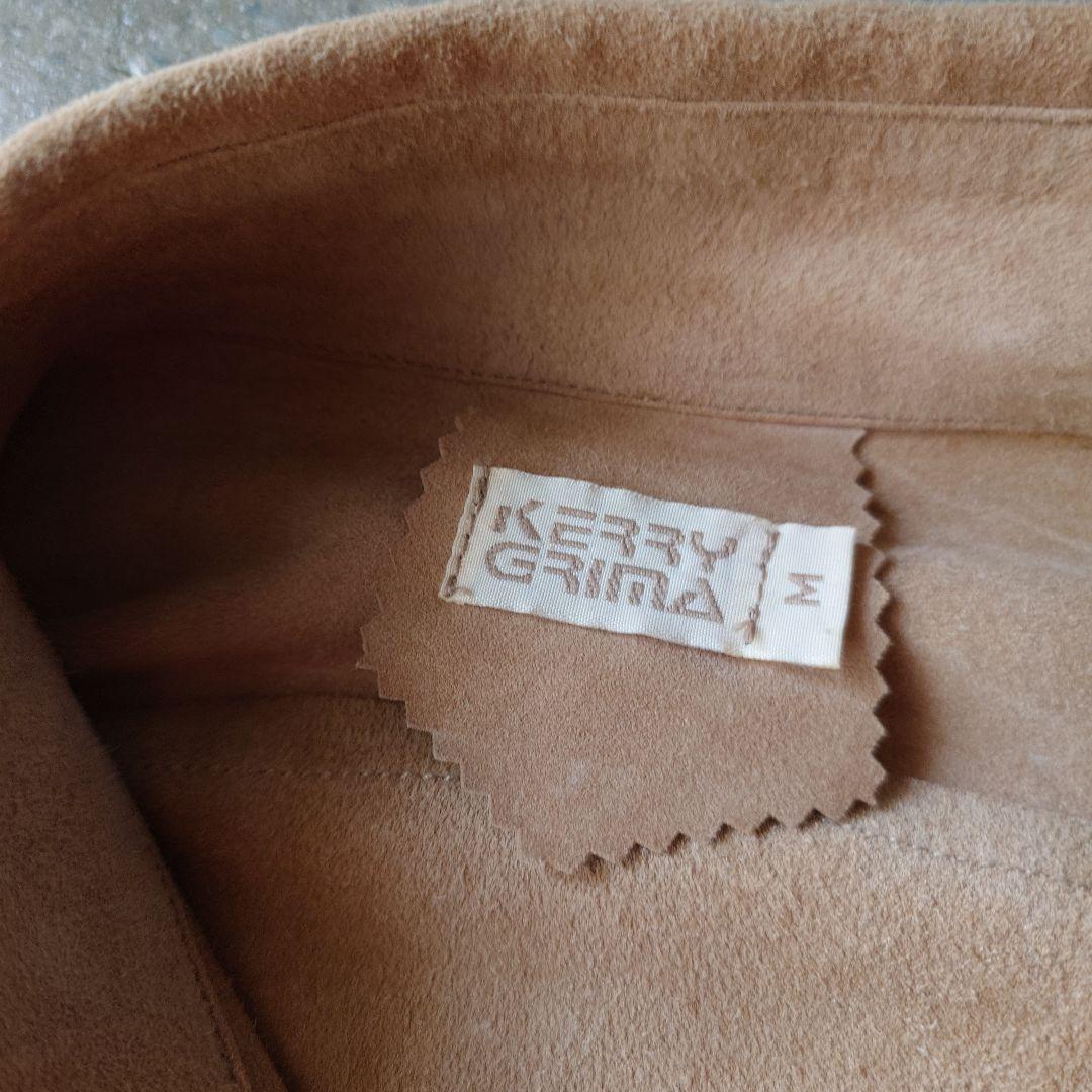 KERRY GRIMA lamb suede leather shirts jacket M