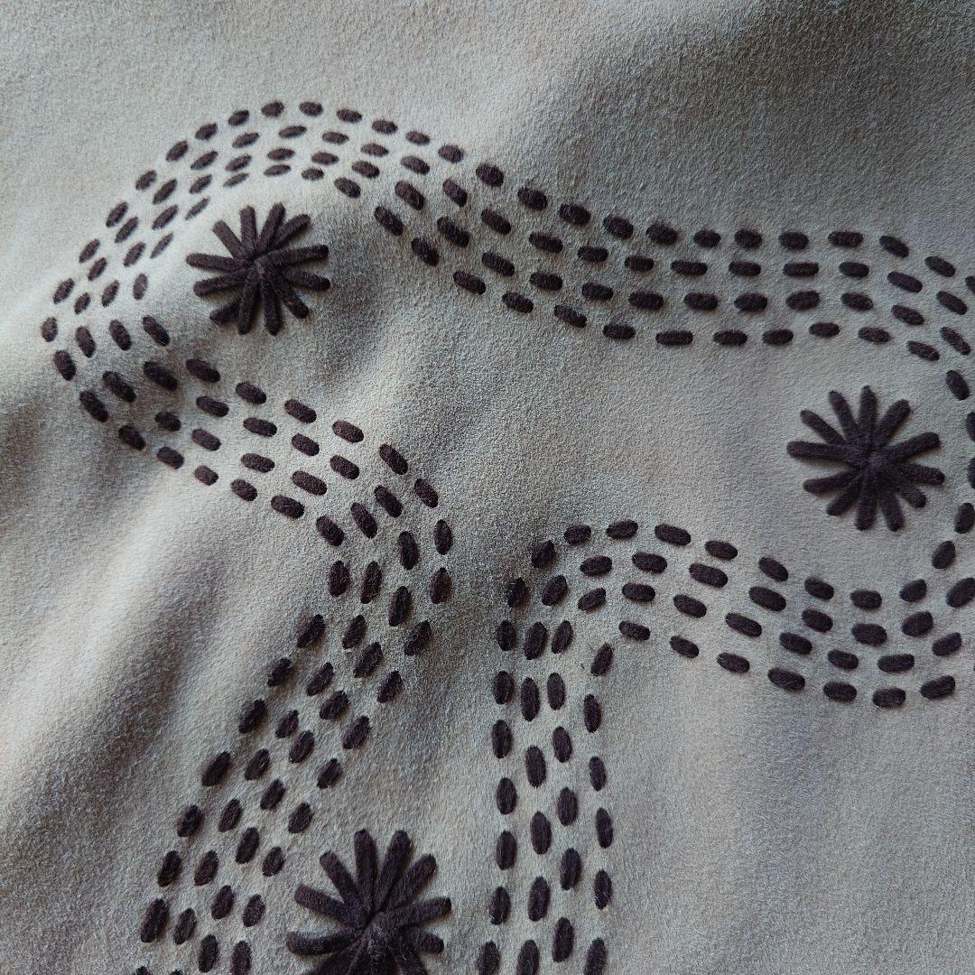 KERRY GRIMA lamb suede leather shirts jacket M