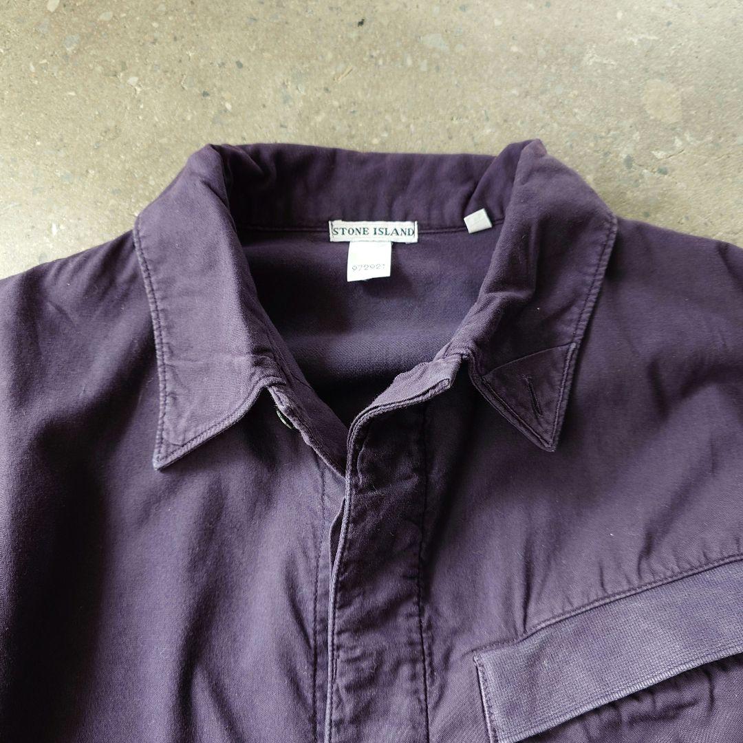 STONE ISLAND　W face shirt jacket M ストーンアイランド　ダブルフェイス　シャツブルゾン　M