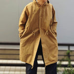 画像をギャラリービューアに読み込む, used cotton duck hoody coat XL ユーズド　キャンバスダッグ　モッズコート　xl
