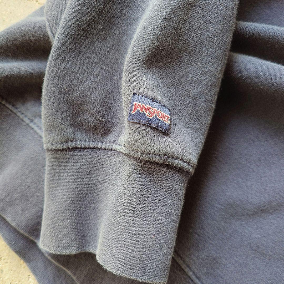 jansports drivers sweat colledge logo ジャンスポーツ　カレッジロゴ　ジップスウエット　L