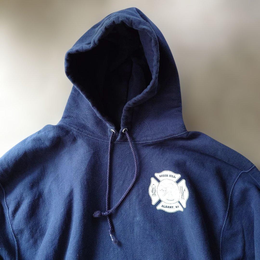 90s champion premuim weave sweat parka L