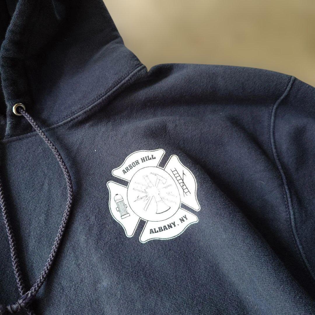 90s champion premuim weave sweat parka L