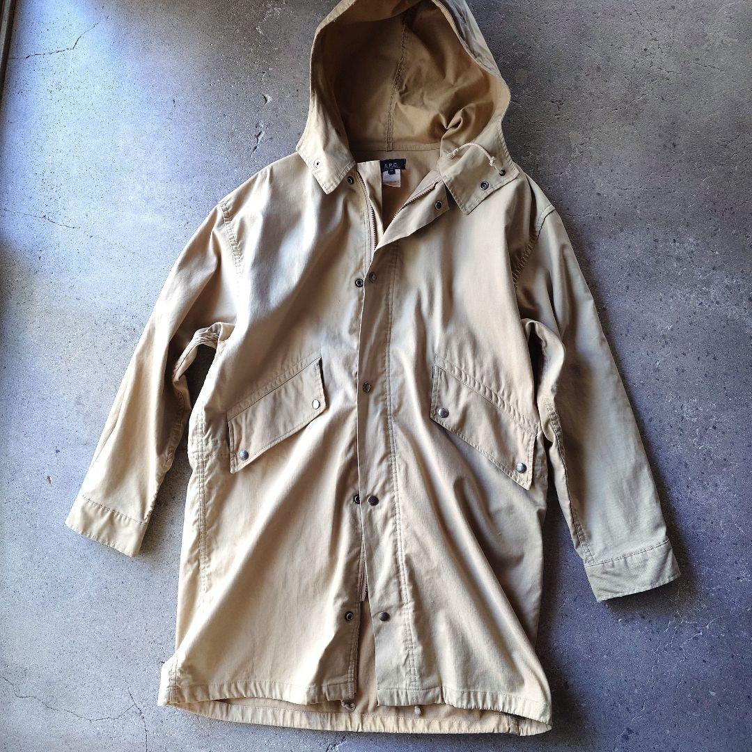 A.P.C france mods coat M アーペーセー　フランス製　モッズコート　スプリングコート　M