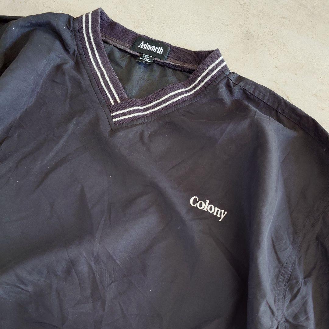 Uded Pullover Sports jacket 古着　ユーズド オールド　プルオーバー　スポーツブルゾン　L