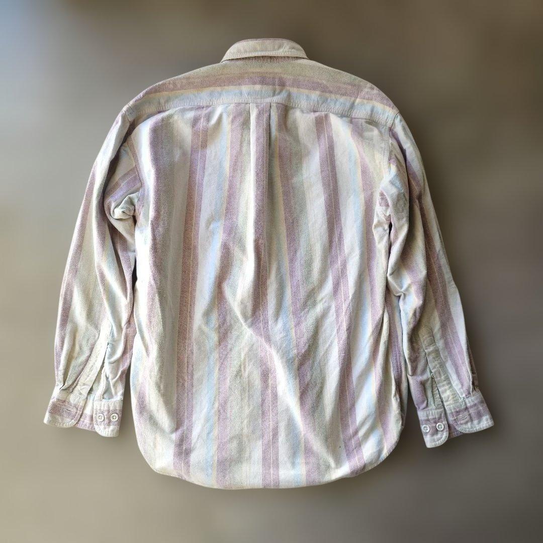 st johns bay dtripe work shirts M