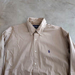 画像をギャラリービューアに読み込む, Ralphlauren BD shirtsユーズド　ラルフローレン　ボタンダウンツイル　シャツ M
