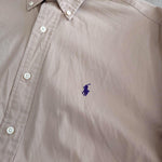 画像をギャラリービューアに読み込む, Ralphlauren BD shirtsユーズド　ラルフローレン　ボタンダウンツイル　シャツ M
