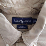 画像をギャラリービューアに読み込む, Ralphlauren BD shirtsユーズド　ラルフローレン　ボタンダウンツイル　シャツ M
