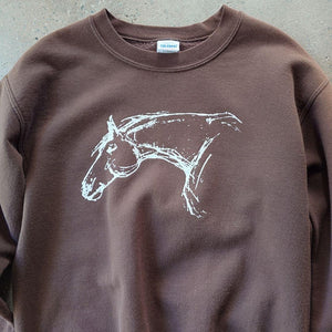 Used Gilden sweat horse print S