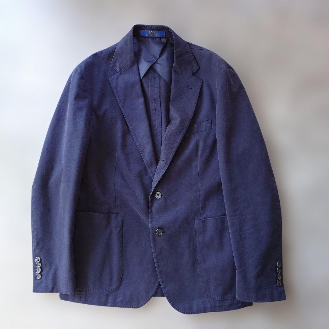 poloralphlauren tailered jacket navy blazer 40inch