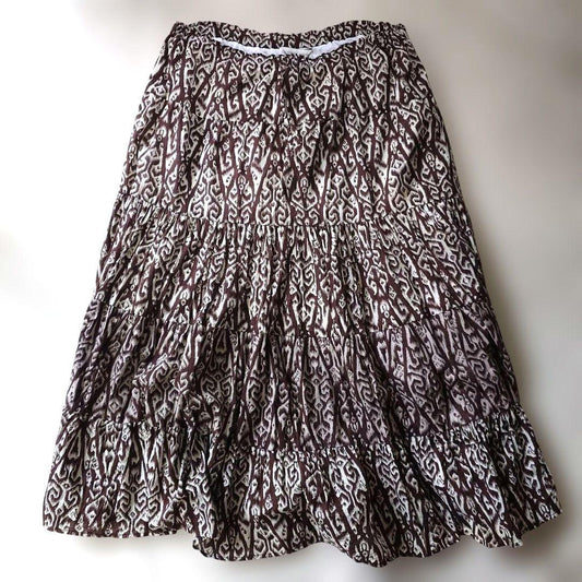 used BATIK long skirt