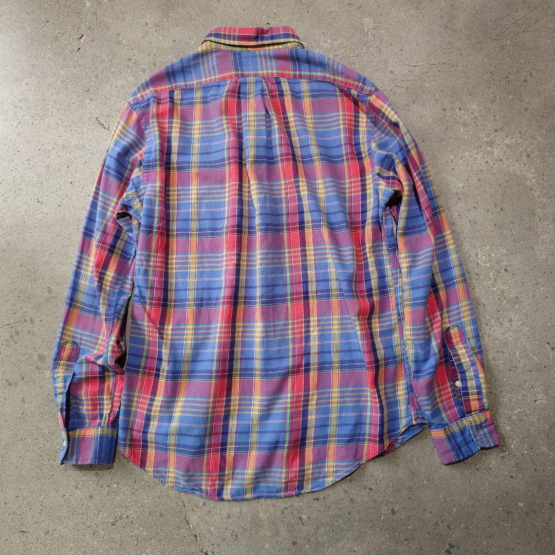 poloralphlauren madrass check shirts M