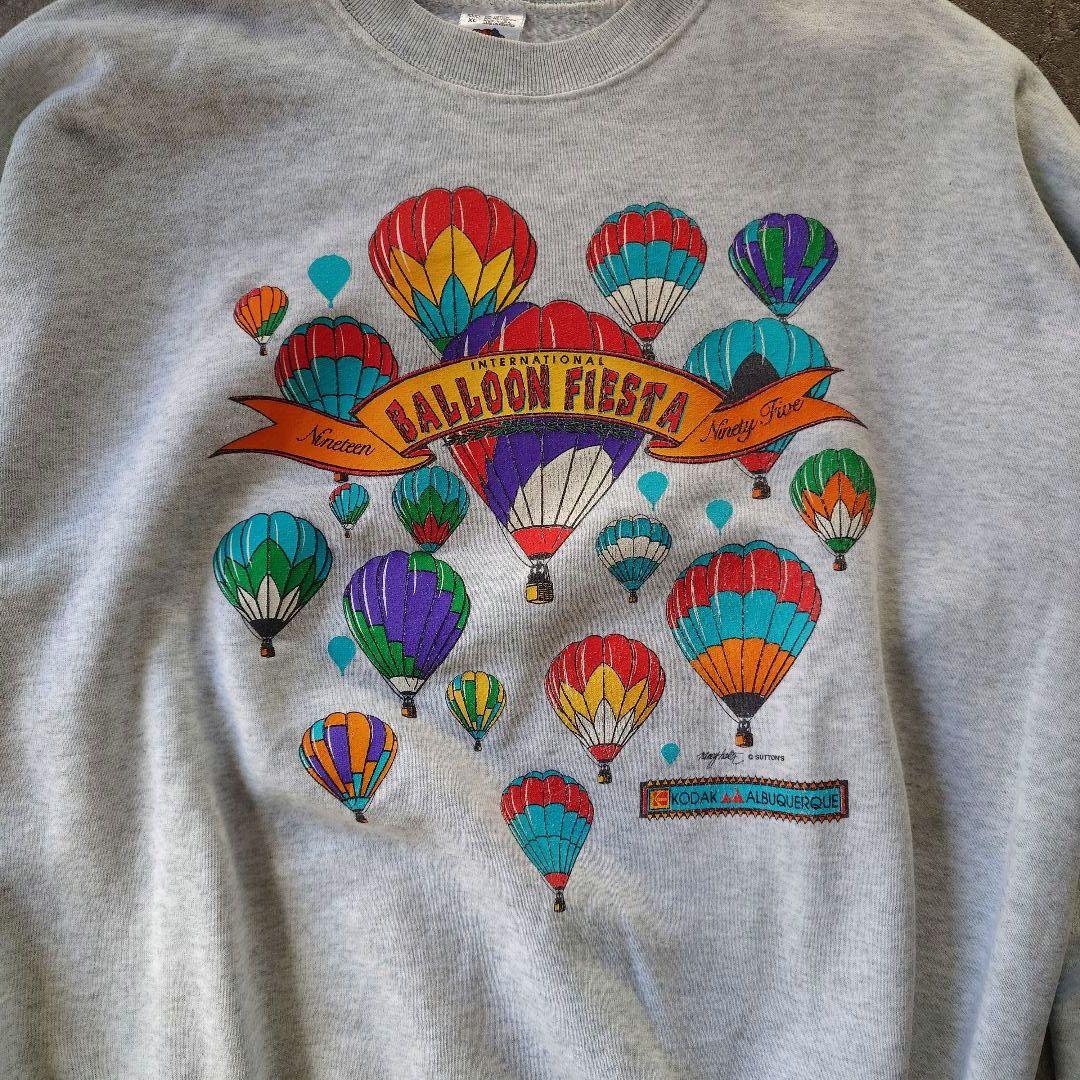 fruit of the loom sweat XL USA フルーツオブザルーム　ユーズド　スウェット　バルーン　気球　アメリカ製　XL