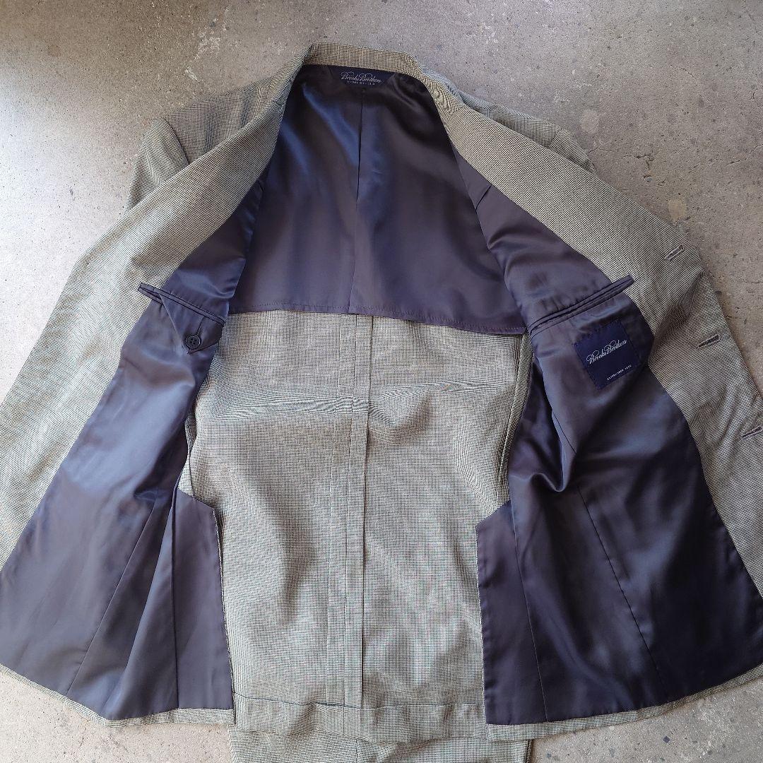 BROOKSBROTHERS houdtooth suit setup 37sht M