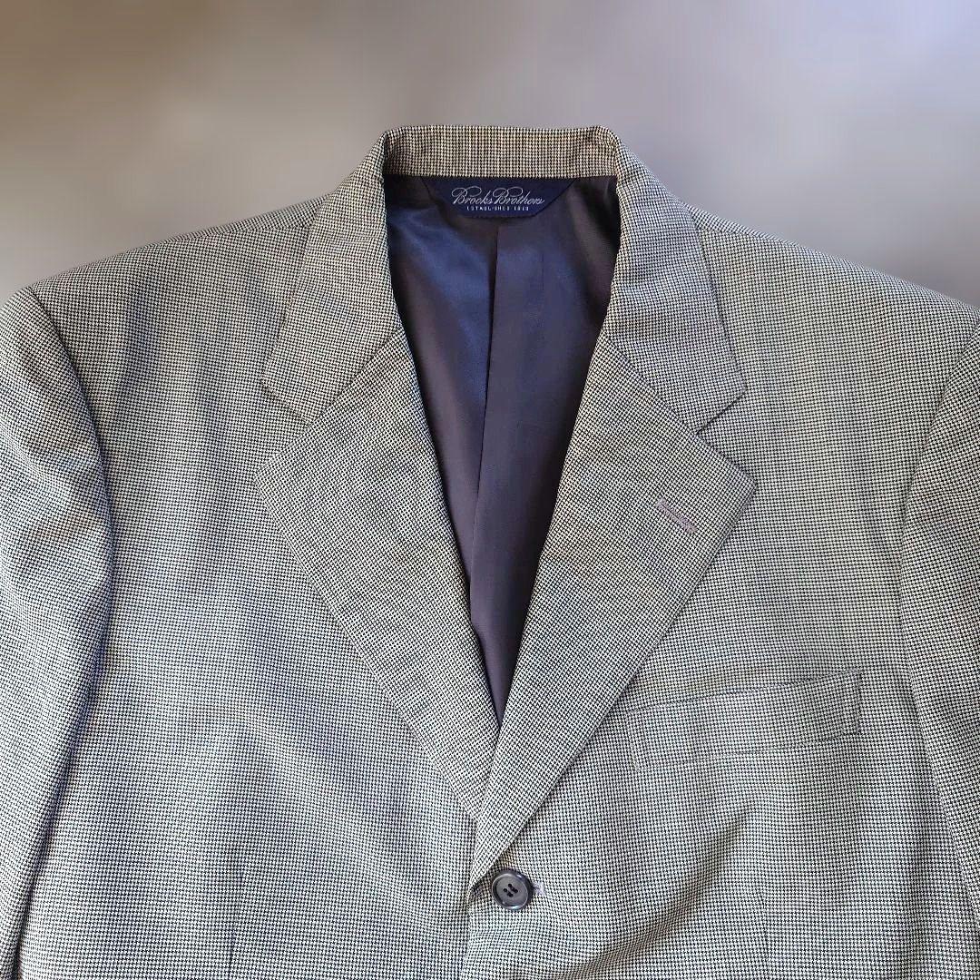 BROOKSBROTHERS houdtooth suit setup 37sht M