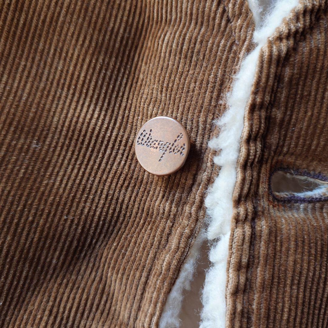 80's Wrangler cords boa vest 80年代　黒タグ　ラングラー　コーディロイ　ランチ　ベスト