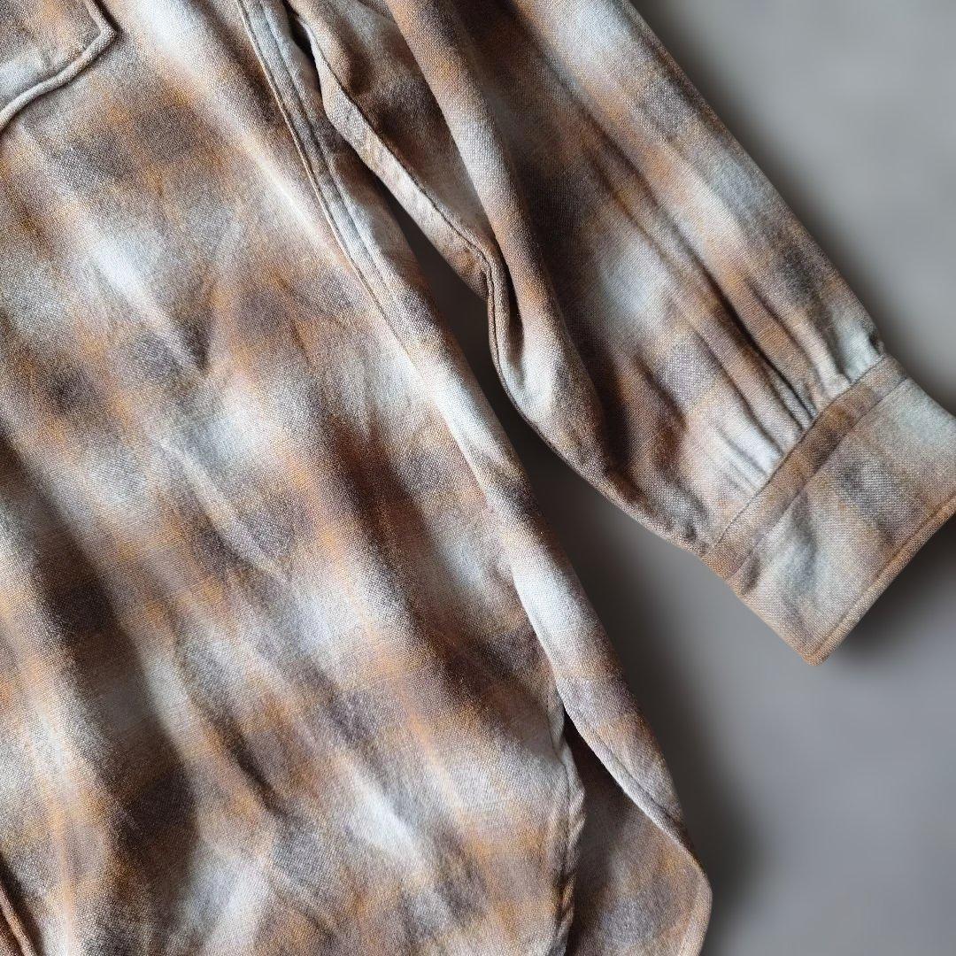 50s PENDLETON ombre weatern shirts 16inch