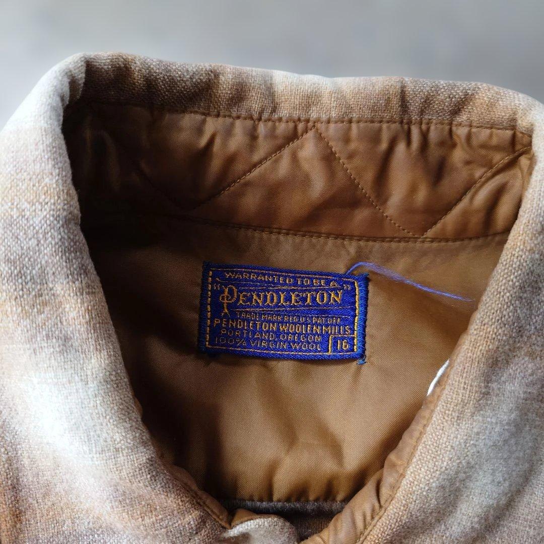 50s PENDLETON ombre weatern shirts 16inch