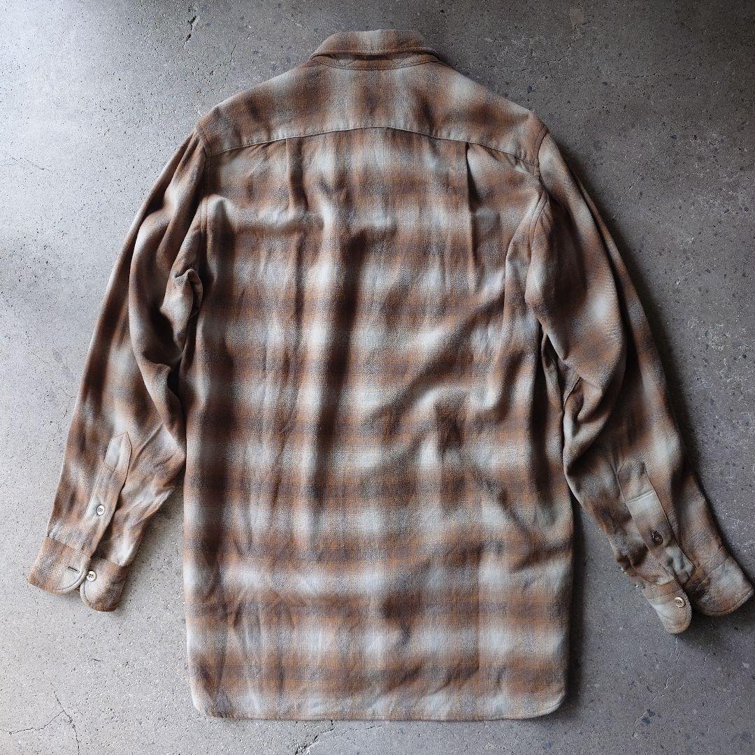 50s PENDLETON ombre weatern shirts 16inch