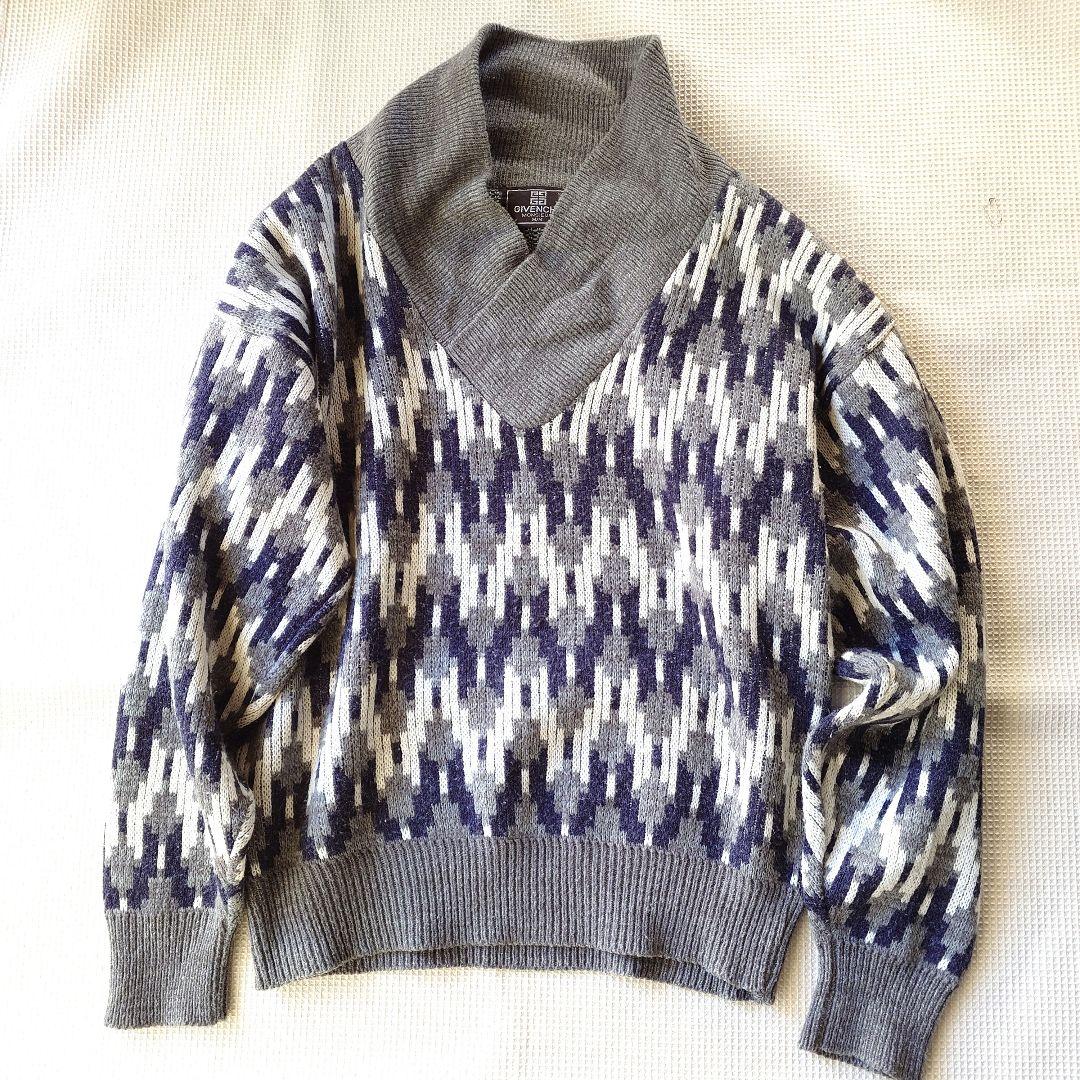 GIVENCHY ジバンシィ　　レディース　ショールカラーニット　M