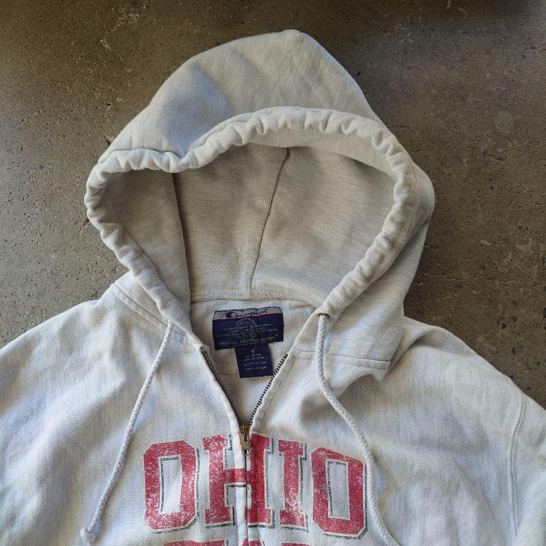 CHAMPION PREMUIM WEAVE zip up parka OHAIO