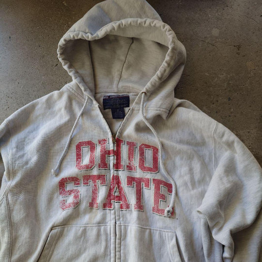 CHAMPION PREMUIM WEAVE zip up parka OHAIO